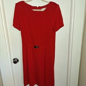 St. John Red Dress